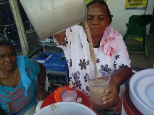 Women making Chilate